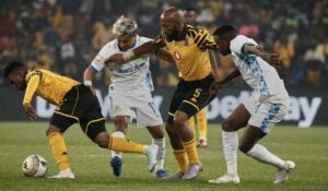 Kaizer Chiefs vs Mamelodi Sundowns during the league clash