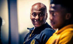 Kaizer Motaung Jr with Kaizer Chiefs