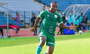 Keletso Makgalwa in action at Sekhukhune United