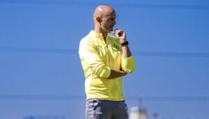 Mamelodi Sundowns coach Miguel Cardoso during training session