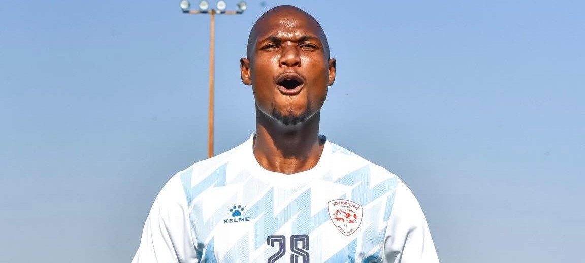 Njabulo Ngcobo during his stint at the Betway Premiership side Sekhukhune United