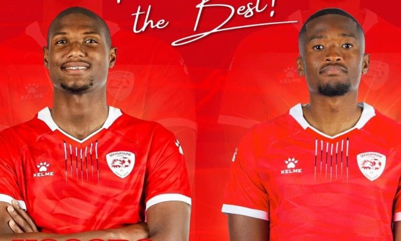 Njabulo Ngcobo and Relebogile Mokhuoane released by Sekhukhune United
