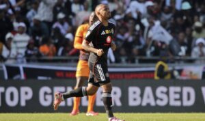 Orlando Pirates attacker Oswin Appollis during clash against Polokwane City