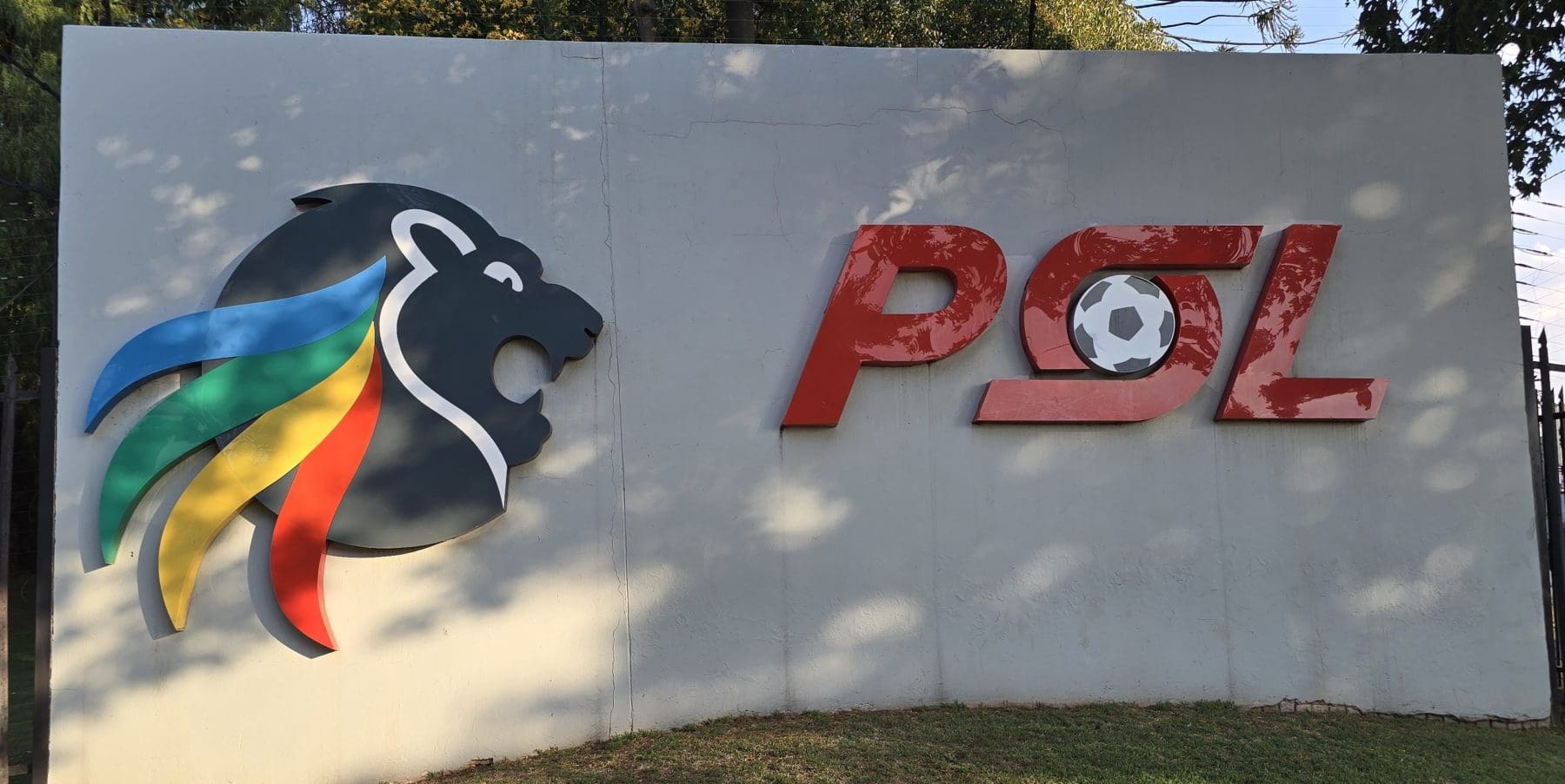 Outside of the Premier Soccer League headquarters in Parktown. 