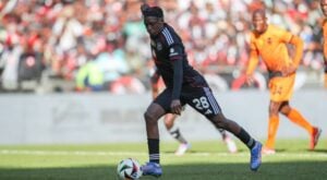 Patrick Maswanganyi scores a penalty during the MTN8 quarter-final clash against Polokwane City.