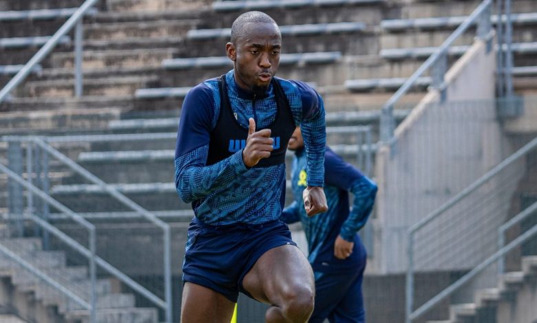 Peter Shalulile of Mamelodi Sundowns
