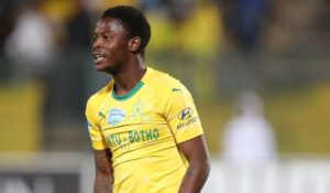 Attacker Phakamani Mahlambi during his time at Mamelodi Sundowns