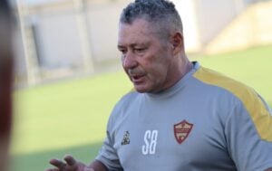 Stellenbosch FC coach Steve Barker during training session