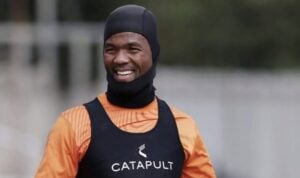 Veli Mothwa with a smiling during his time at AmaZulu FC