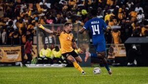Aden McCarthy on duty for Kaizer Chiefs