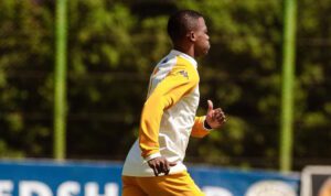 Ashley du Preez at Kaizer Chiefs training
