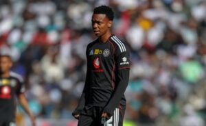Boitumelo Radiopane in action for Orlando Pirates
