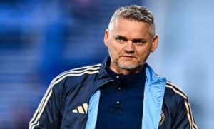 SA coach Bradley Carnell at Philadelphia Union
