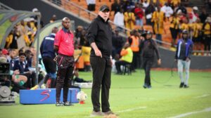 Nasradine Nabi of Kaizer Chiefs coaching