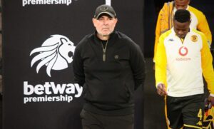 Kaizer Chiefs coach Nasradine Nabi before the Sekhukhune United game