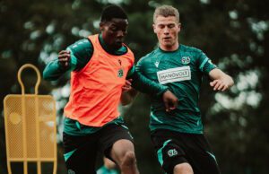 Ime Okon, training with Hannover 96
