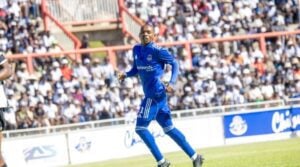 Khama BIlliat during Scottland FC's match against Highlanders FC
