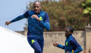 Khuliso Mudau training at Mamelodi Sundowns