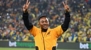 Lebohang Maboe with Kaizer Chiefs