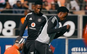 Lebone Seema & Thalente Mbatha. Orlando Pirates