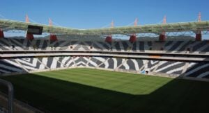 A different view of the Mbombela Stadium in Mpumalanga.