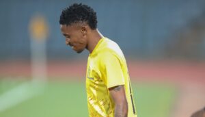 Monnapule Saleng in action for Orbit College FC