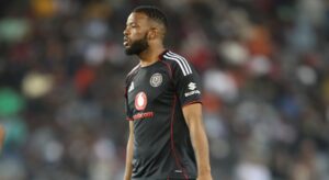 Sipho Mbule in Orlando Pirates' colours