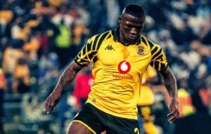 Thabiso Monyane of Kaizer Chiefs in action