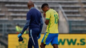 Themba Zwane against Magesi FC