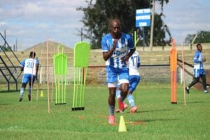 Washington Navaya during a training session