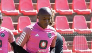 Zakhele Lepasa while at Orlando Pirates