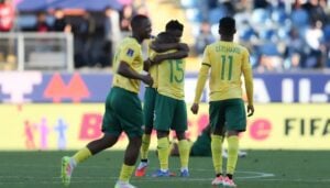 Amajita players in celebratory mood after a win against the USA