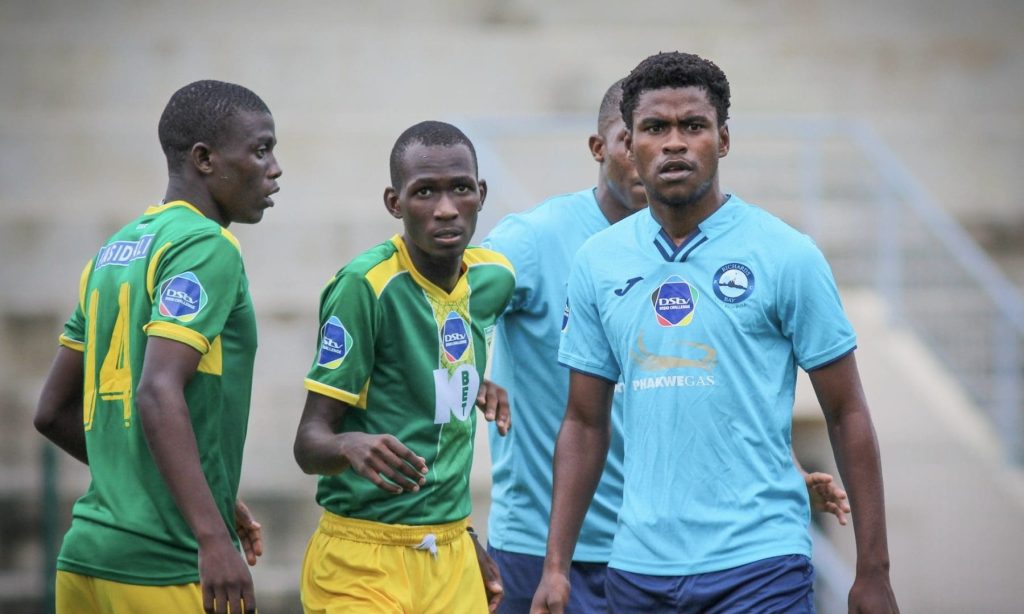 Banele Nomvethe in Richards Bay FC colours