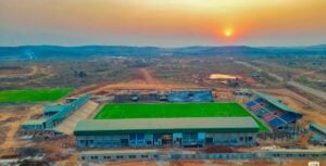 Chahwanda Stadium aerial view
