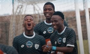 Durban City DDC team celebrate goal