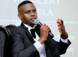 Former Orlando Pirates captain Innocent Maela at his retirement dinner