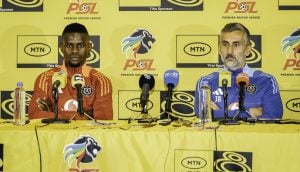 Jose Riveiro and Innocent Maela at Orlando Pirates