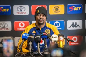Kaizer Chiefs co-coach Cedric Kaze speaking