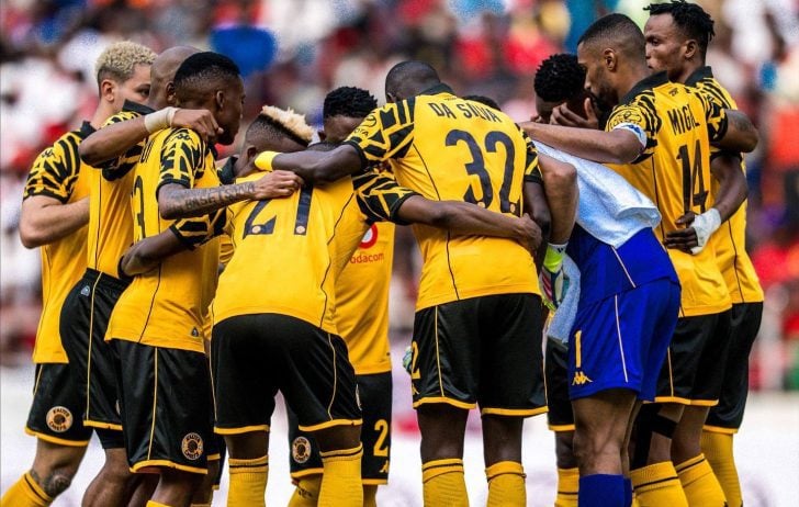 Kaizer Chiefs players before a game