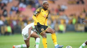 Khanyisa Mayo with Kaizer Chiefs