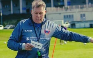 Luc Eymael in Chippa United colours
