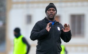 Coach Pitso Mosimane at work