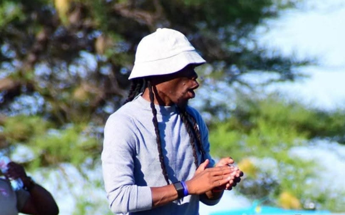 Reneilwe Letsholonyane during a match