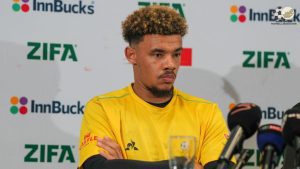 Ronwen Williams of Bafana Bafana speaking