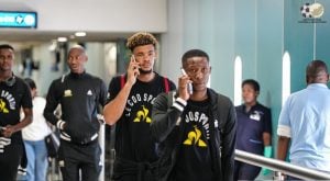 Ronwen Williams with Bafana Bafana