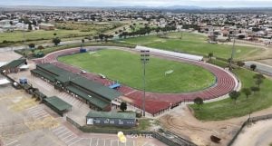 An Arial picture of the Seshego Stadium in Polokwane, Limpopo
