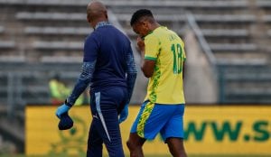 Themba Zwane in Mamelodi Sundowns colours