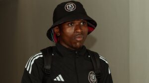Tshepho Mashiloane with Orlando Pirates