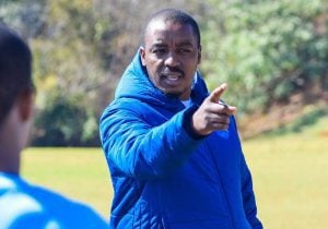 Upington City FC head coach Abram Mongoya