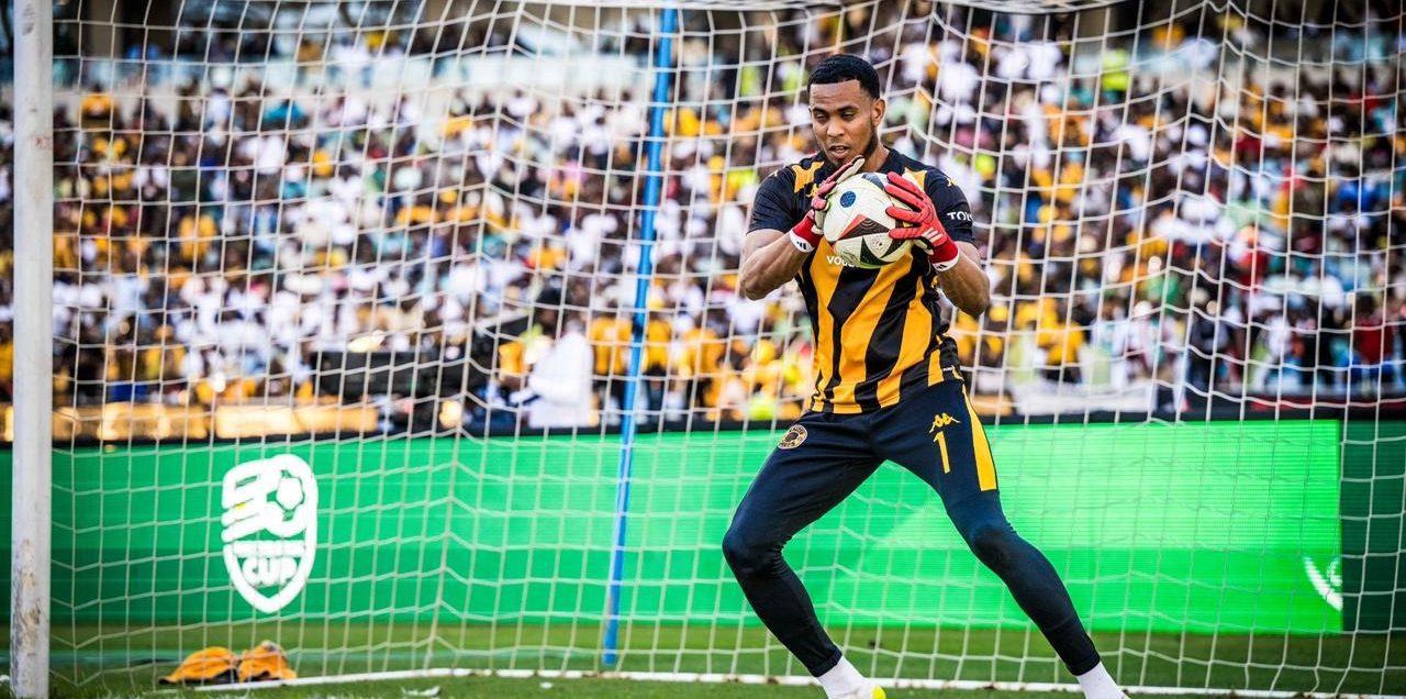 Brandon Petersen during Kaizer Chiefs' warm-up session